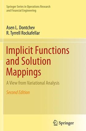 Rockafellar / Dontchev |  Implicit Functions and Solution Mappings | Buch |  Sack Fachmedien
