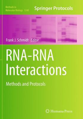 Schmidt |  RNA-RNA Interactions | Buch |  Sack Fachmedien