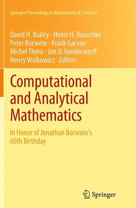 Bailey / Bauschke / Borwein |  Computational and Analytical Mathematics | Buch |  Sack Fachmedien