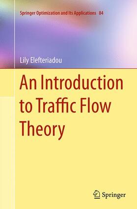 Elefteriadou |  An Introduction to Traffic Flow Theory | Buch |  Sack Fachmedien