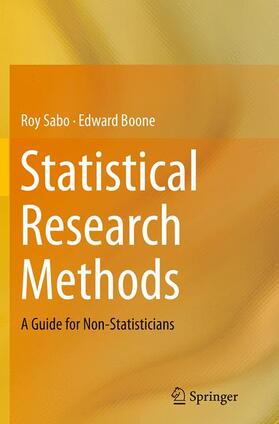 Boone / Sabo |  Statistical Research Methods | Buch |  Sack Fachmedien