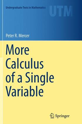 Mercer |  More Calculus of a Single Variable | Buch |  Sack Fachmedien