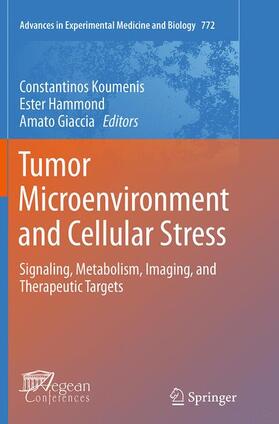 Koumenis / Giaccia / Hammond |  Tumor Microenvironment and Cellular Stress | Buch |  Sack Fachmedien