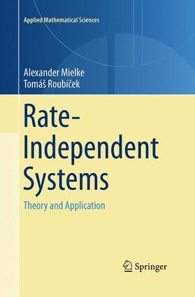 Roubícek / Mielke / Roubícek |  Rate-Independent Systems | Buch |  Sack Fachmedien