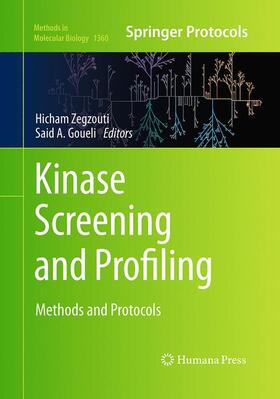 Goueli / Zegzouti |  Kinase Screening and Profiling | Buch |  Sack Fachmedien