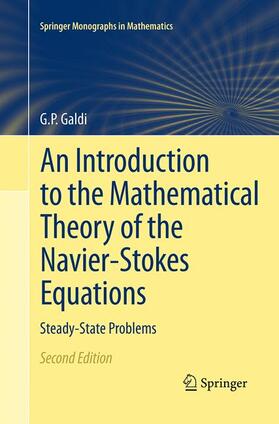 Galdi |  An Introduction to the Mathematical Theory of the Navier-Stokes Equations | Buch |  Sack Fachmedien