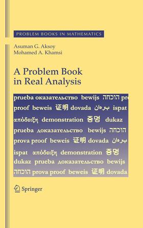Khamsi / Aksoy | A Problem Book in Real Analysis | Buch | 978-1-4939-5109-3 | sack.de