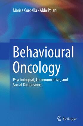 Poiani / Cordella |  Behavioural Oncology | Buch |  Sack Fachmedien