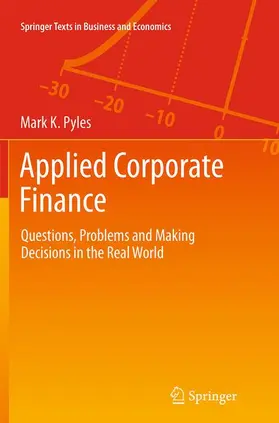 Pyles |  Applied Corporate Finance | Buch |  Sack Fachmedien