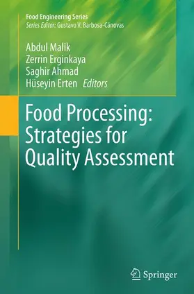 Malik / Erten / Erginkaya |  Food Processing: Strategies for Quality Assessment | Buch |  Sack Fachmedien