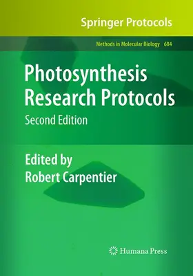 Carpentier |  Photosynthesis Research Protocols | Buch |  Sack Fachmedien