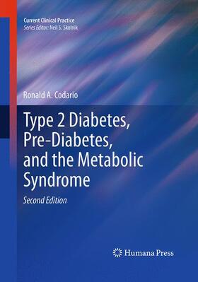 Codario |  Type 2 Diabetes, Pre-Diabetes, and the Metabolic Syndrome | Buch |  Sack Fachmedien