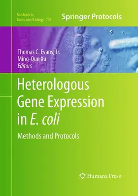 Xu / Evans, Jr. / Evans |  Heterologous Gene Expression in E.coli | Buch |  Sack Fachmedien