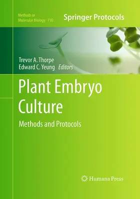 Yeung / Thorpe |  Plant Embryo Culture | Buch |  Sack Fachmedien