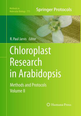 Jarvis |  Chloroplast Research in Arabidopsis | Buch |  Sack Fachmedien