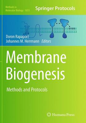 Herrmann / Rapaport |  Membrane Biogenesis | Buch |  Sack Fachmedien