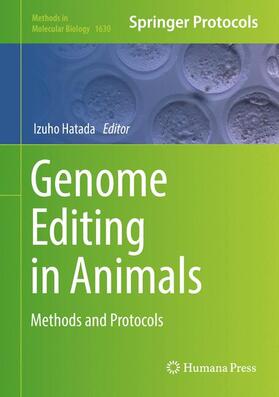 Hatada |  Genome Editing in Animals | Buch |  Sack Fachmedien