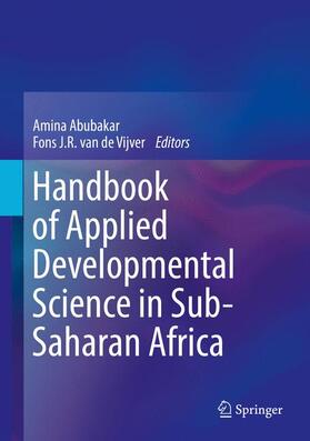 van de Vijver / Abubakar |  Handbook of Applied Developmental Science in Sub-Saharan Africa | Buch |  Sack Fachmedien