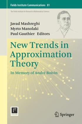 Mashreghi / Gauthier / Manolaki |  New Trends in Approximation Theory | Buch |  Sack Fachmedien