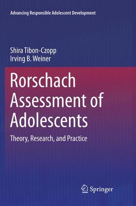 Weiner / Tibon-Czopp |  Rorschach Assessment of Adolescents | Buch |  Sack Fachmedien
