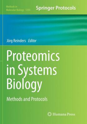 Reinders | Proteomics in Systems Biology | Buch | 978-1-4939-8025-3 | sack.de