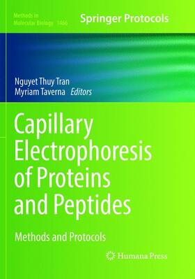 Taverna / Tran |  Capillary Electrophoresis of Proteins and Peptides | Buch |  Sack Fachmedien