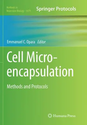 Opara |  Cell Microencapsulation | Buch |  Sack Fachmedien