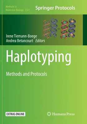 Betancourt / Tiemann-Boege |  Haplotyping | Buch |  Sack Fachmedien