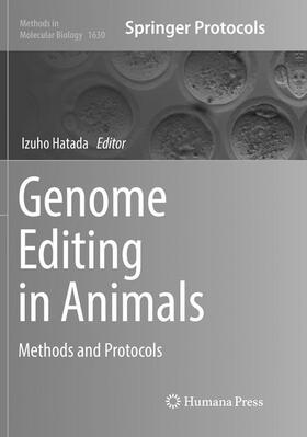 Hatada |  Genome Editing in Animals | Buch |  Sack Fachmedien