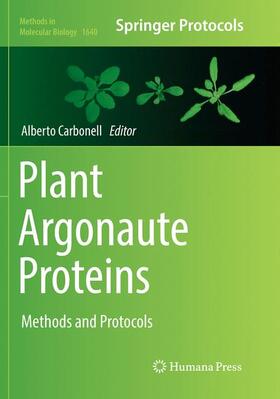 Carbonell |  Plant Argonaute Proteins | Buch |  Sack Fachmedien