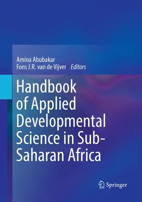 van de Vijver / Abubakar |  Handbook of Applied Developmental Science in Sub-Saharan Africa | Buch |  Sack Fachmedien