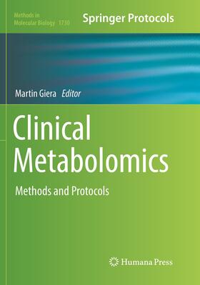 Giera |  Clinical Metabolomics | Buch |  Sack Fachmedien