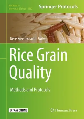 Sreenivasulu |  Rice Grain Quality | Buch |  Sack Fachmedien