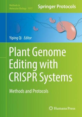 Qi |  Plant Genome Editing with CRISPR Systems | Buch |  Sack Fachmedien