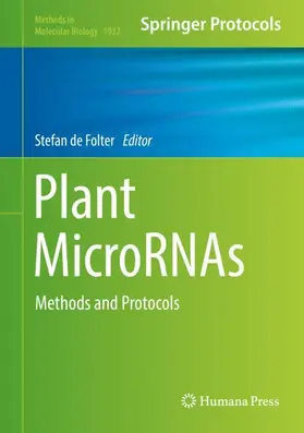 de Folter |  Plant MicroRNAs | Buch |  Sack Fachmedien