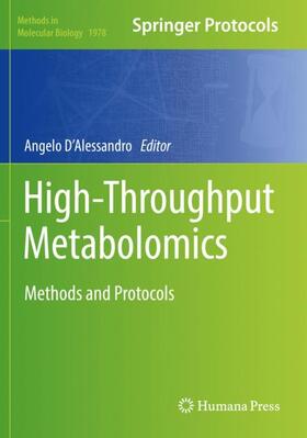 D'Alessandro |  High-Throughput Metabolomics | Buch |  Sack Fachmedien