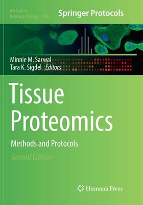 Sigdel / Sarwal |  Tissue Proteomics | Buch |  Sack Fachmedien