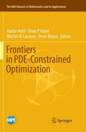 Antil / Ridzal / Kouri |  Frontiers in PDE-Constrained Optimization | Buch |  Sack Fachmedien