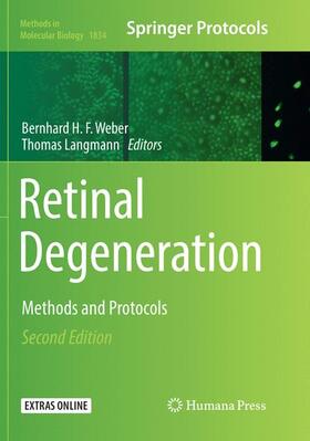 Langmann / Weber |  Retinal Degeneration | Buch |  Sack Fachmedien