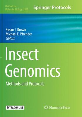Pfrender / Brown |  Insect Genomics | Buch |  Sack Fachmedien