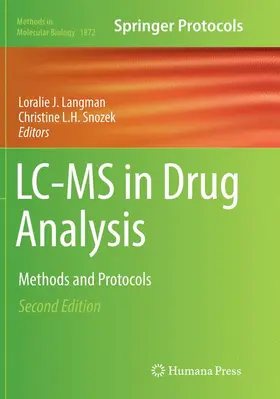 Snozek / Langman |  LC-MS in Drug Analysis | Buch |  Sack Fachmedien