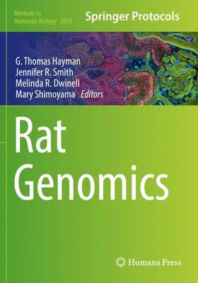 Hayman / Shimoyama / Smith |  Rat Genomics | Buch |  Sack Fachmedien