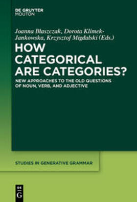 Blaszczak / Klimek-Jankowska / Migdalski |  How Categorical are Categories? | eBook | Sack Fachmedien