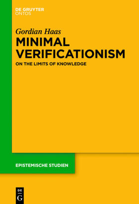 Haas |  Minimal Verificationism | eBook | Sack Fachmedien