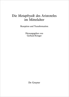 Krieger |  Die "Metaphysik" des Aristoteles im Mittelalter | eBook | Sack Fachmedien