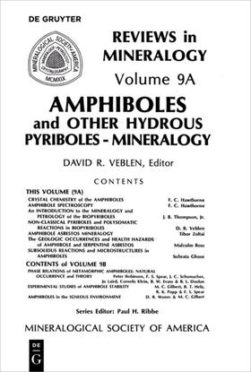 Veblen / Ribbe |  Amphiboles and Other Hydrous Pyriboles | eBook | Sack Fachmedien