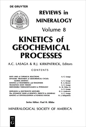 Lasaga / Kirkpatrick |  Kinetics of Geochemical Processes | eBook | Sack Fachmedien