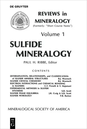 Ribbe |  Sulfide Mineralogy | eBook | Sack Fachmedien