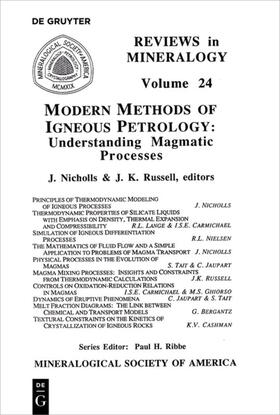 NICHOLLS / Russell |  Modern Methods of Igneous Petrology | eBook | Sack Fachmedien