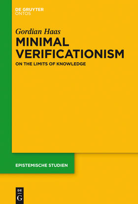 Haas |  Minimal Verificationism | Buch |  Sack Fachmedien